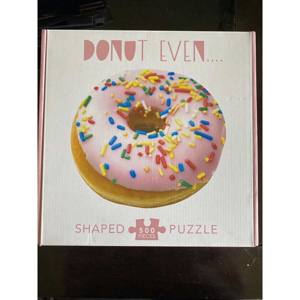 Pink Sky Donut 500 Piece Jigsaw Puzzle Factory Sealed DONUT Even Rare Brand NEW
